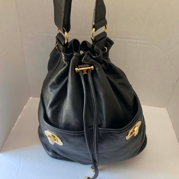 Babgley Mischka Handbags - Babgley Mischka Black Leather Purse